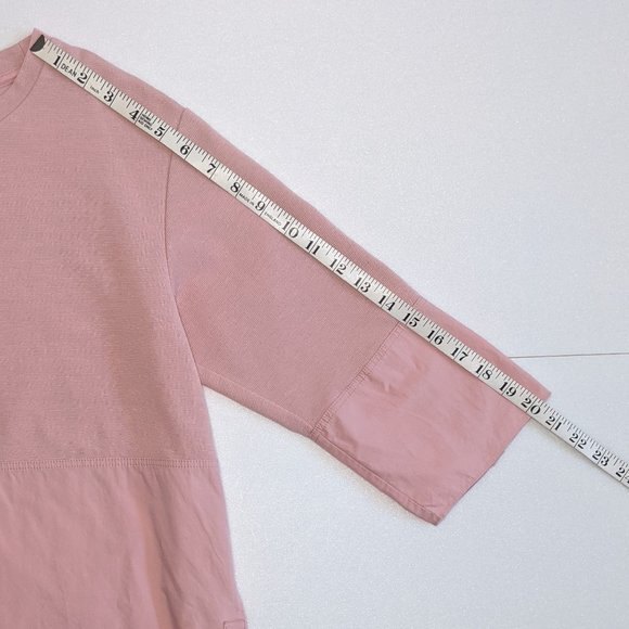 COS Sweatshirt With Shirt Hem Pink Blouse - Picture 12 of 14